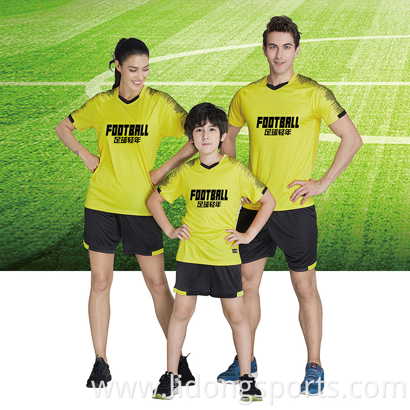 2021 Soccer Jersey Sets Men's Football Shirts Sportswear Quick Dry Soccer Team Uniform